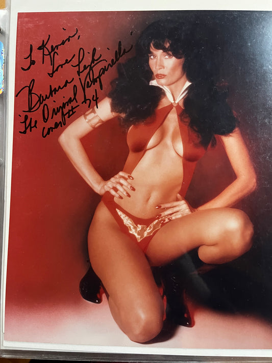 BARBARA LEIGH, the first Vampirella, Junior Bonner, autograph