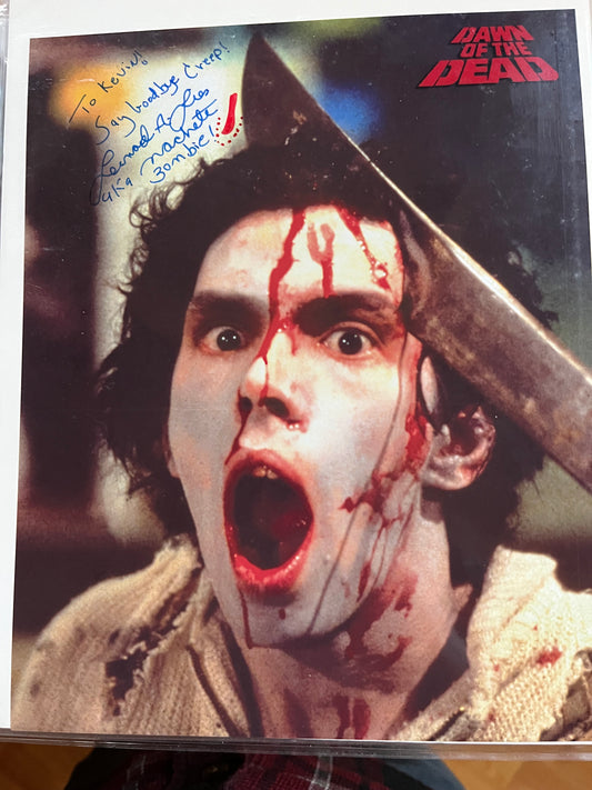 LEONARD LIES, Dawn of the Dead, autograph