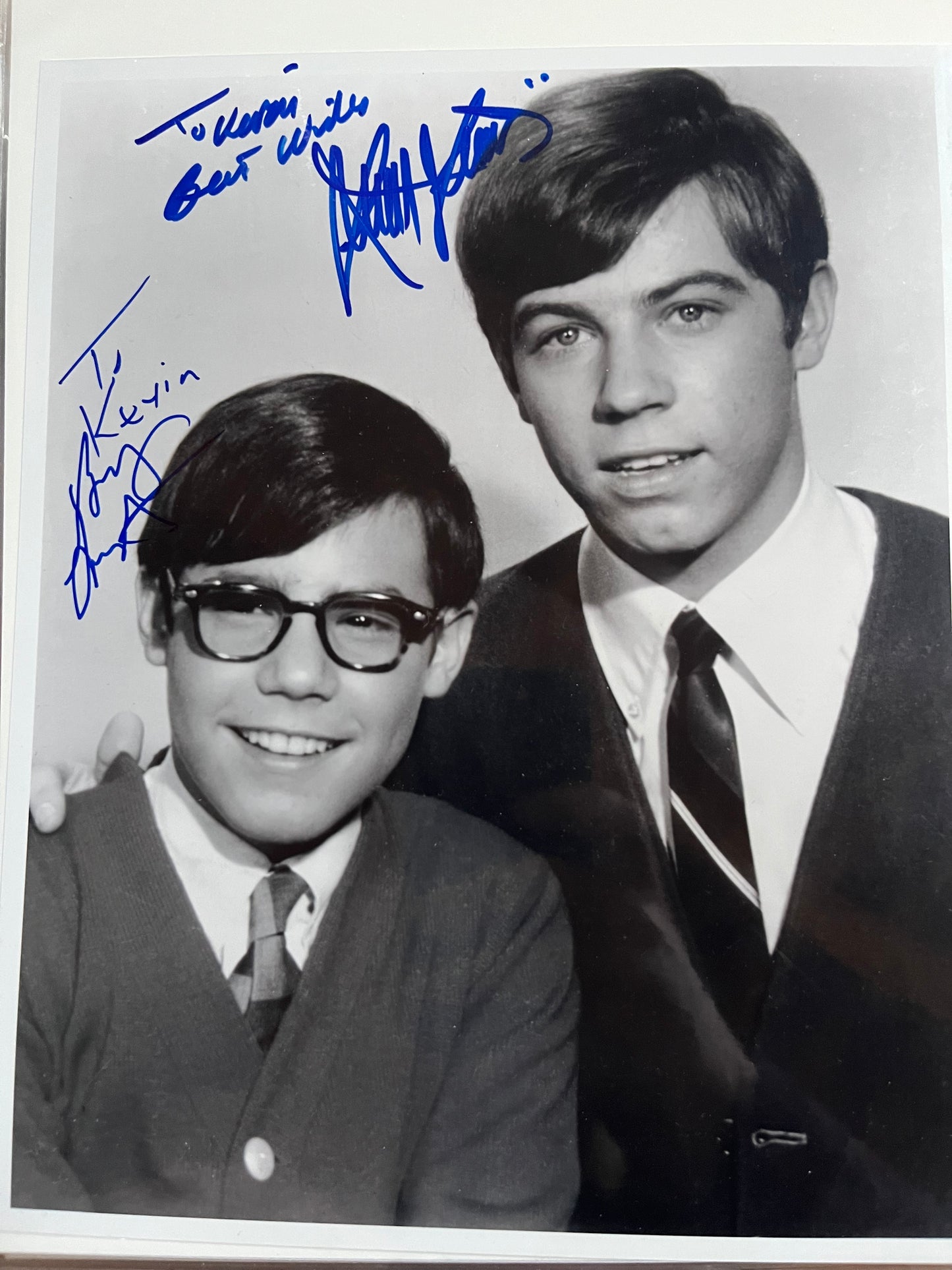 BARRY LIVINGSTONE, STANLEY LIVINGSTONE, My Three Sons, two autographs