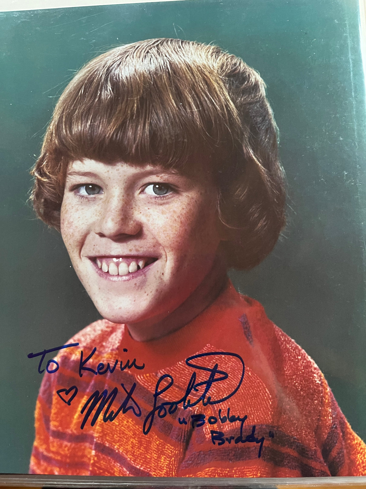 MIKE LOOKINLAND, The Brady Bunch, autograph Williamsburg Nostalgia Fest