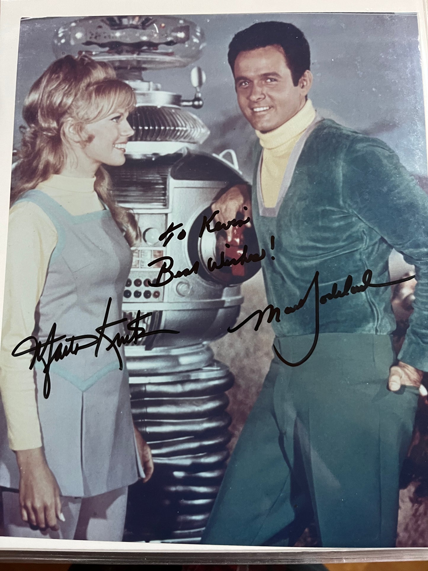 MARTA KRISTEN and MARK GODDARD, Lost in Space, autograph