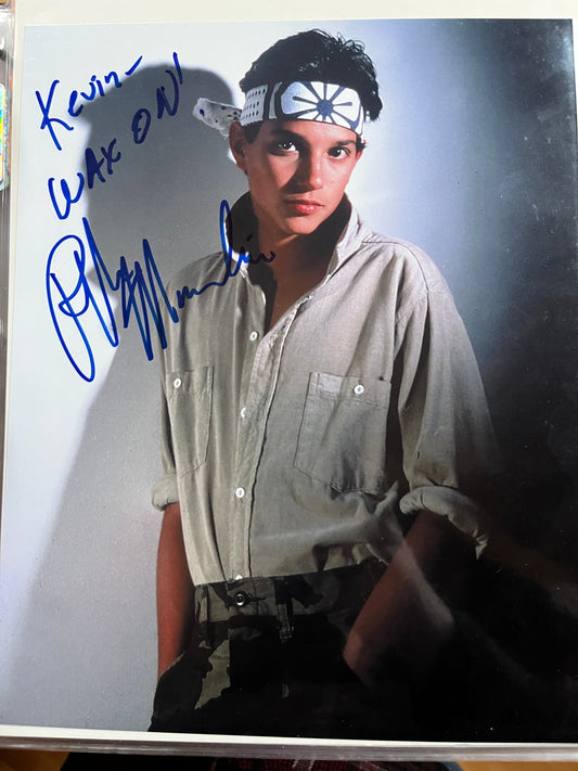 RALPH MACCHIO, The Karate Kid, Cobra Kai, autograph