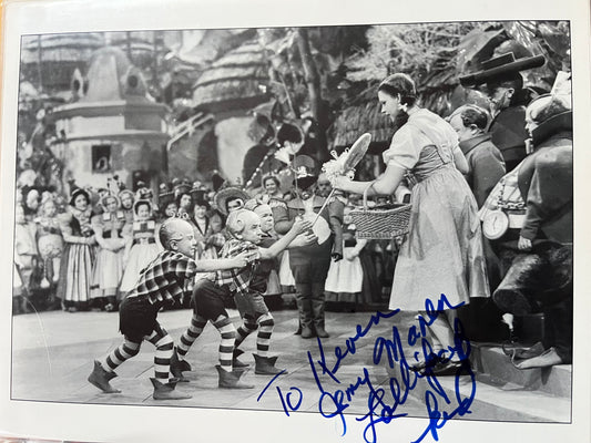 JERRY MAREN, Lollypop Kid from THE WIZARD OF OZ, autograph