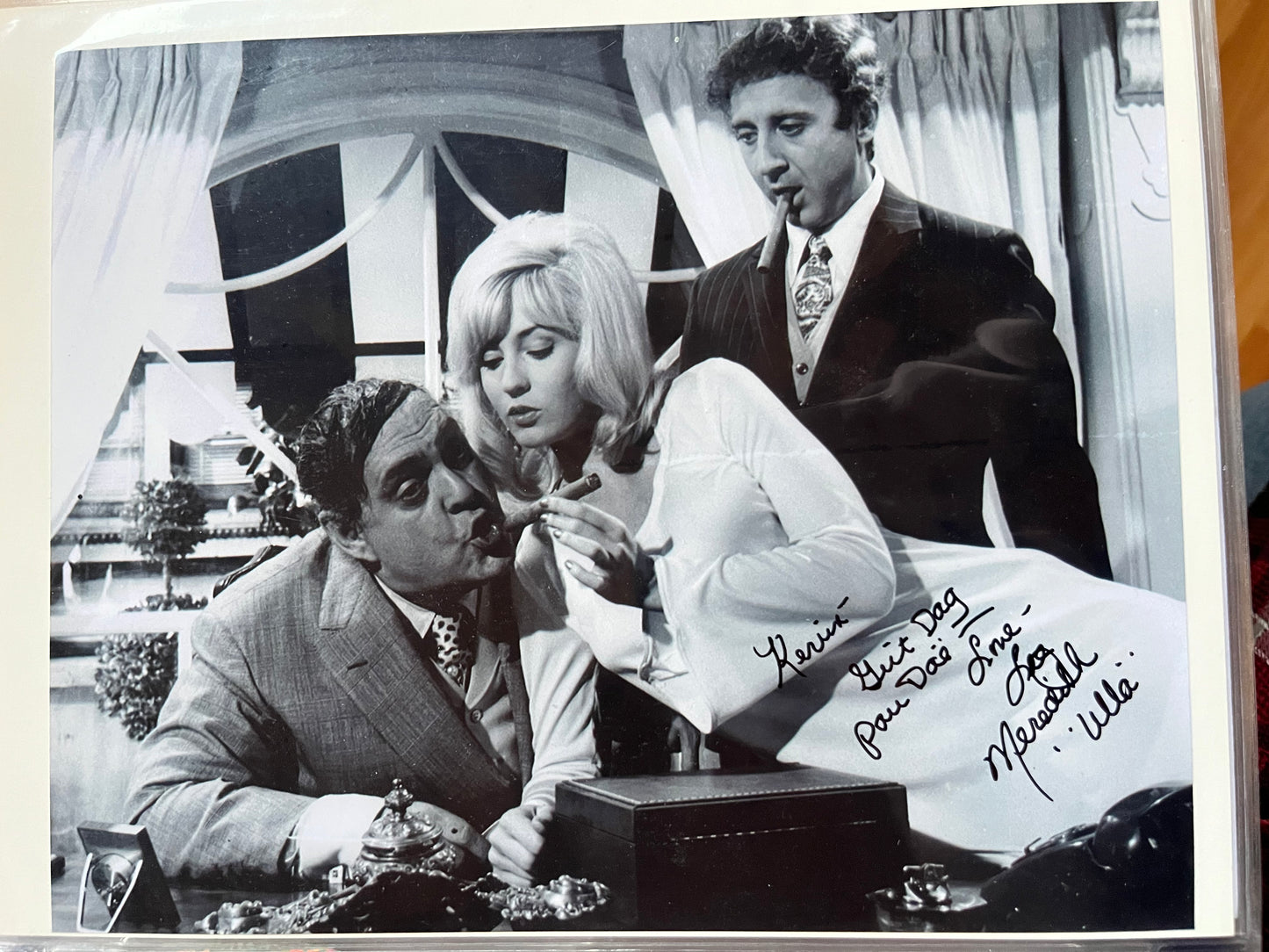 LEE MEREDITH, The Producers, autograph