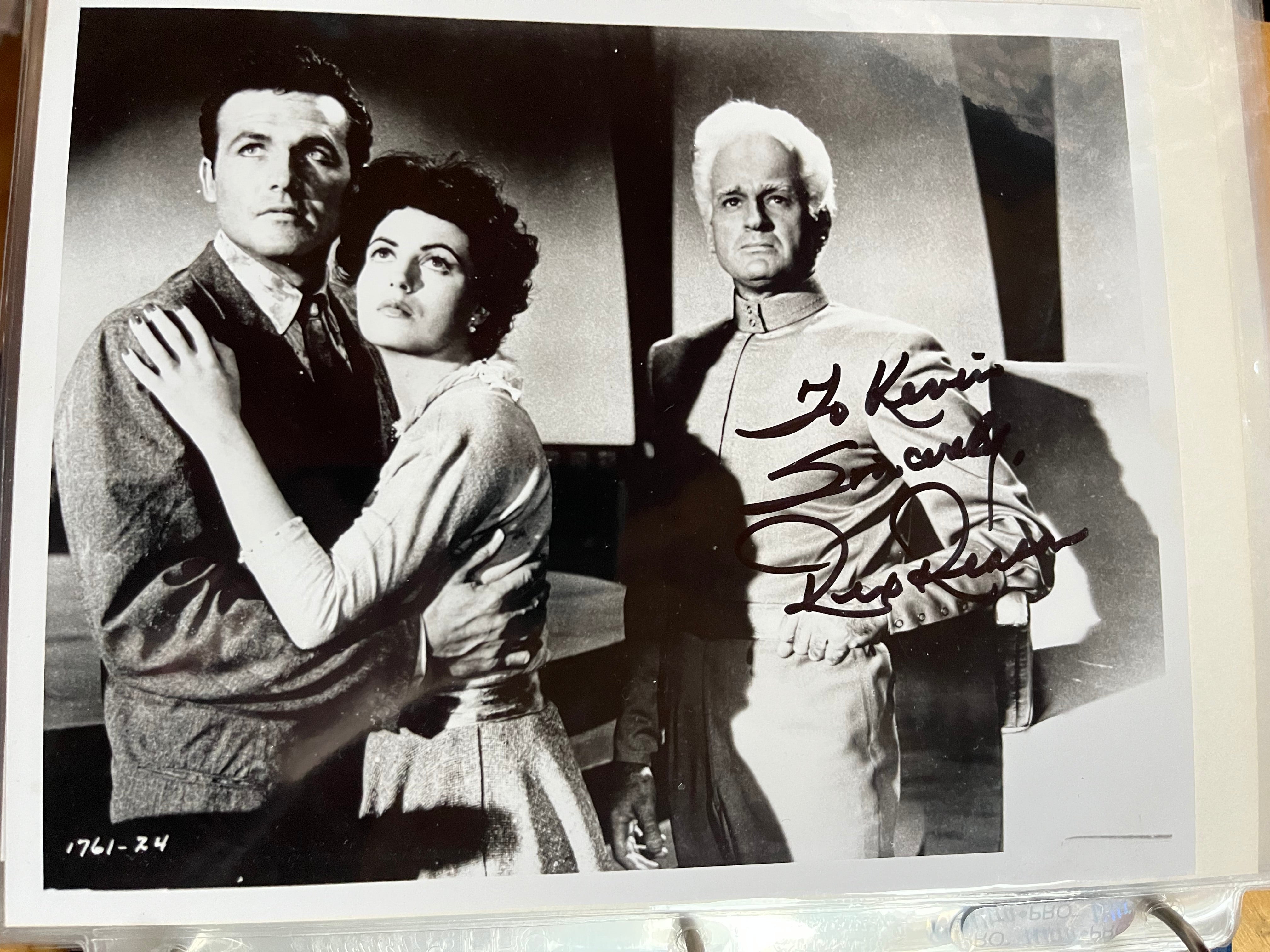 Rex Reed Autograph REX REASON, This Island Earth, autograph – Williamsburg Nostalgia Fest