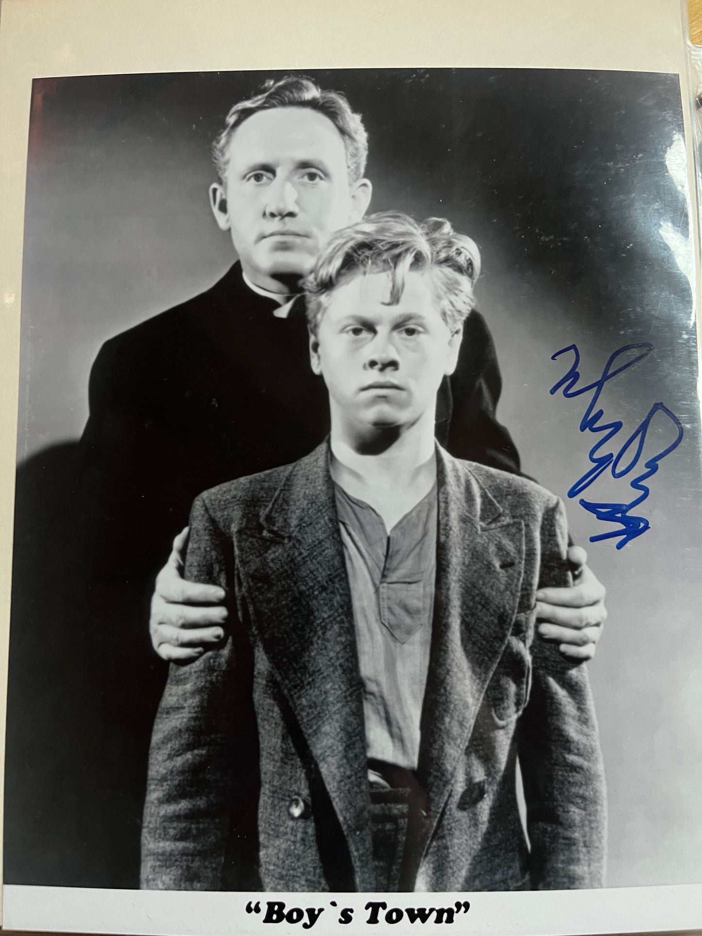 MICKEY ROONEY, actor, autograph