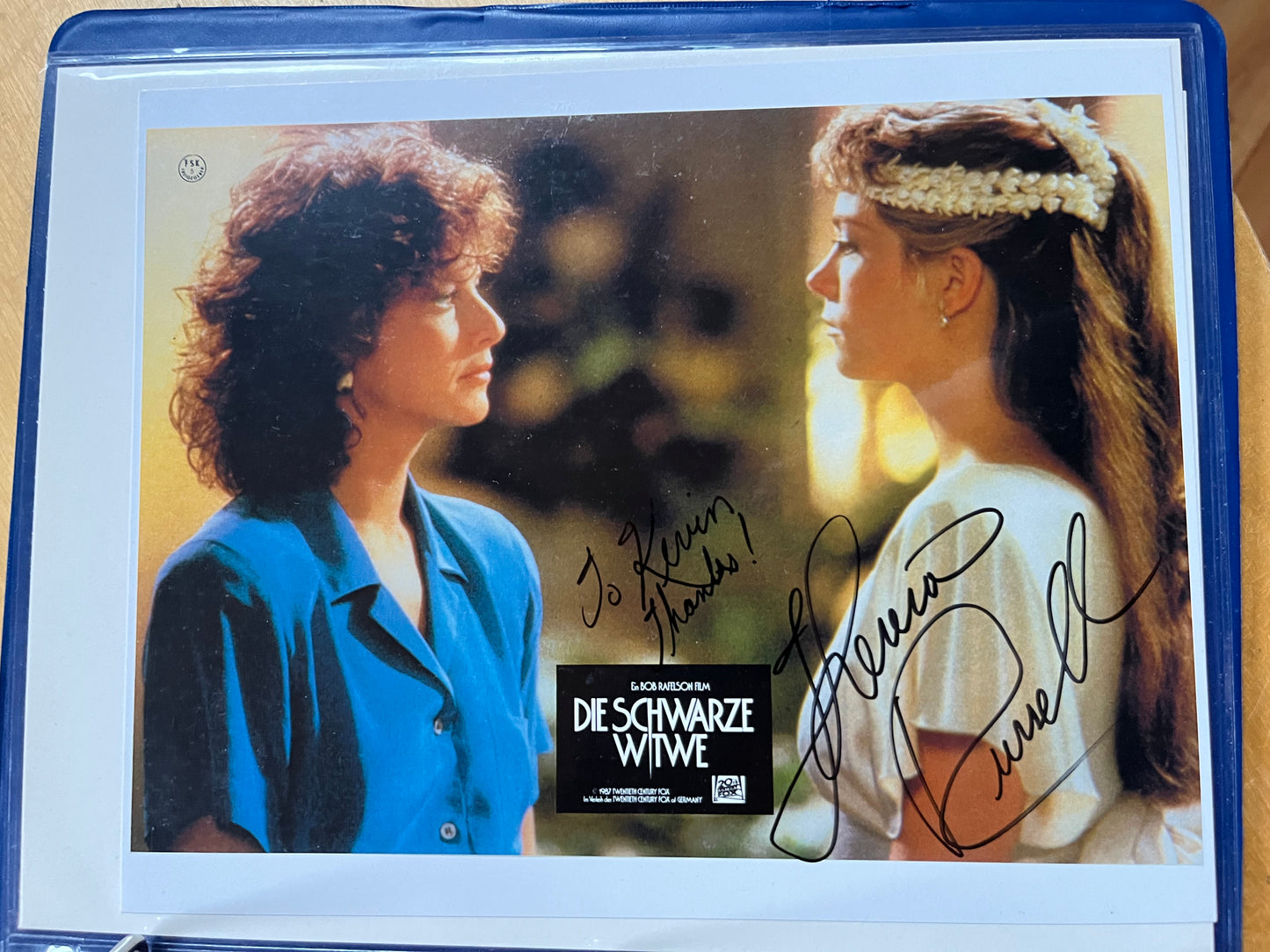 THERESA RUSSELL, The Last Tycoon, Black Widow, autograph