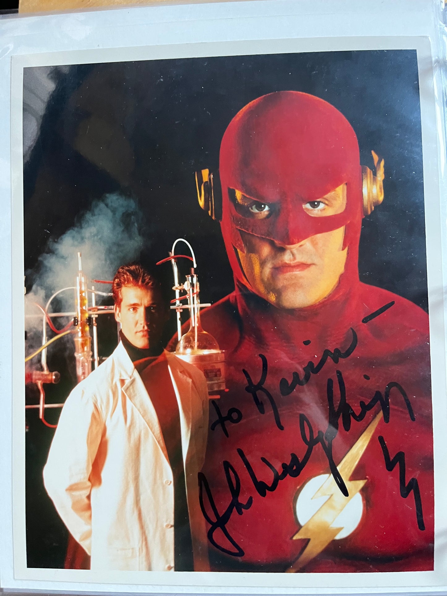 JOHN WESLEY SHIPP, star of The Flash, autograph