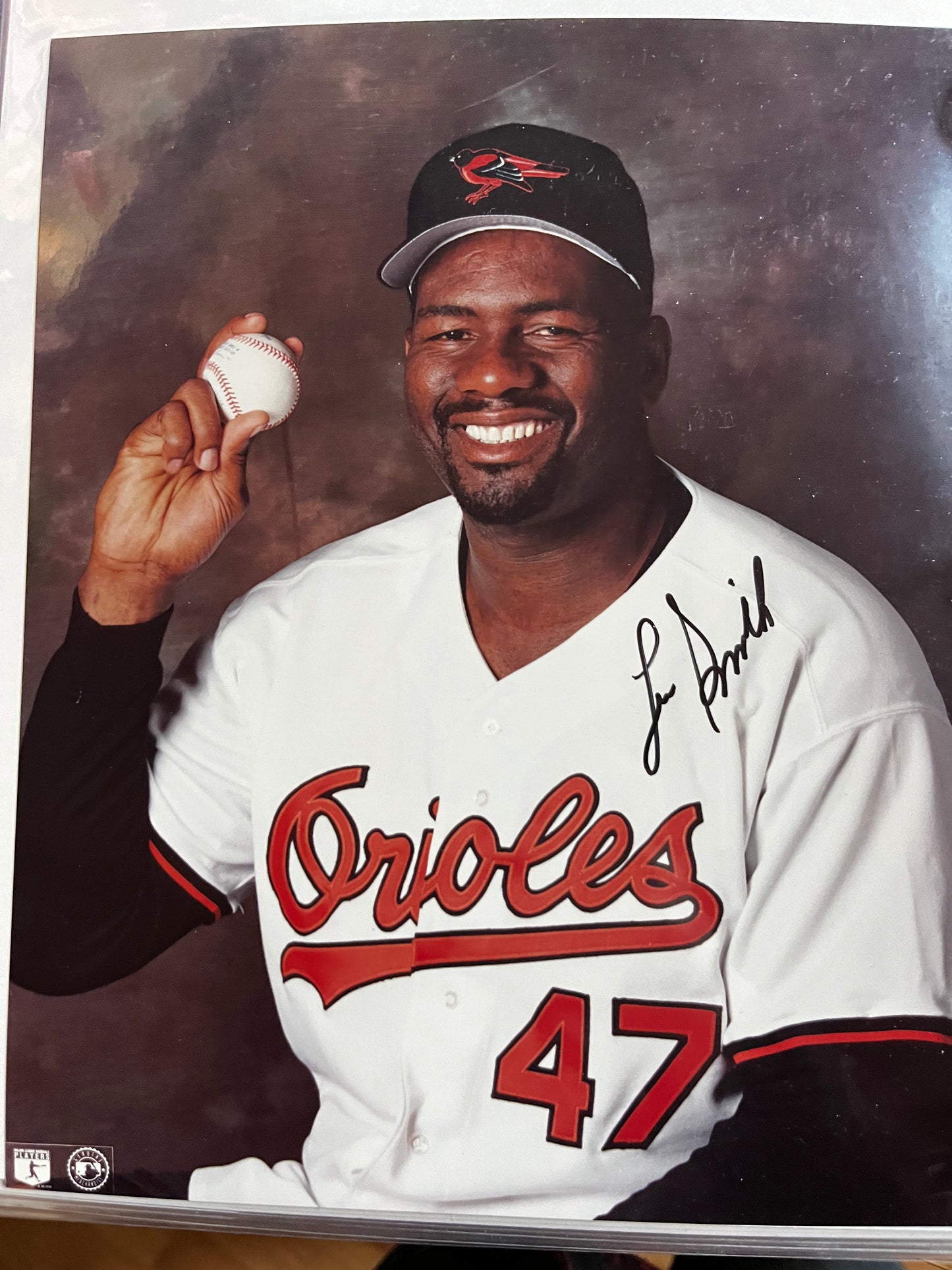LEE SMITH, Baltimore Orioles, autograph