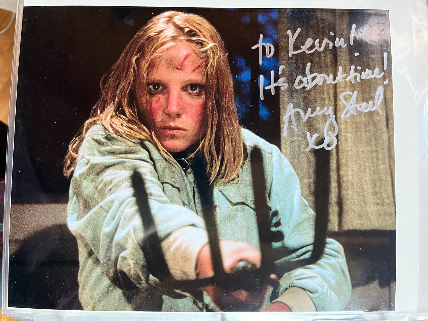 AMY STEEL, Friday the 13th franchise, autograph
