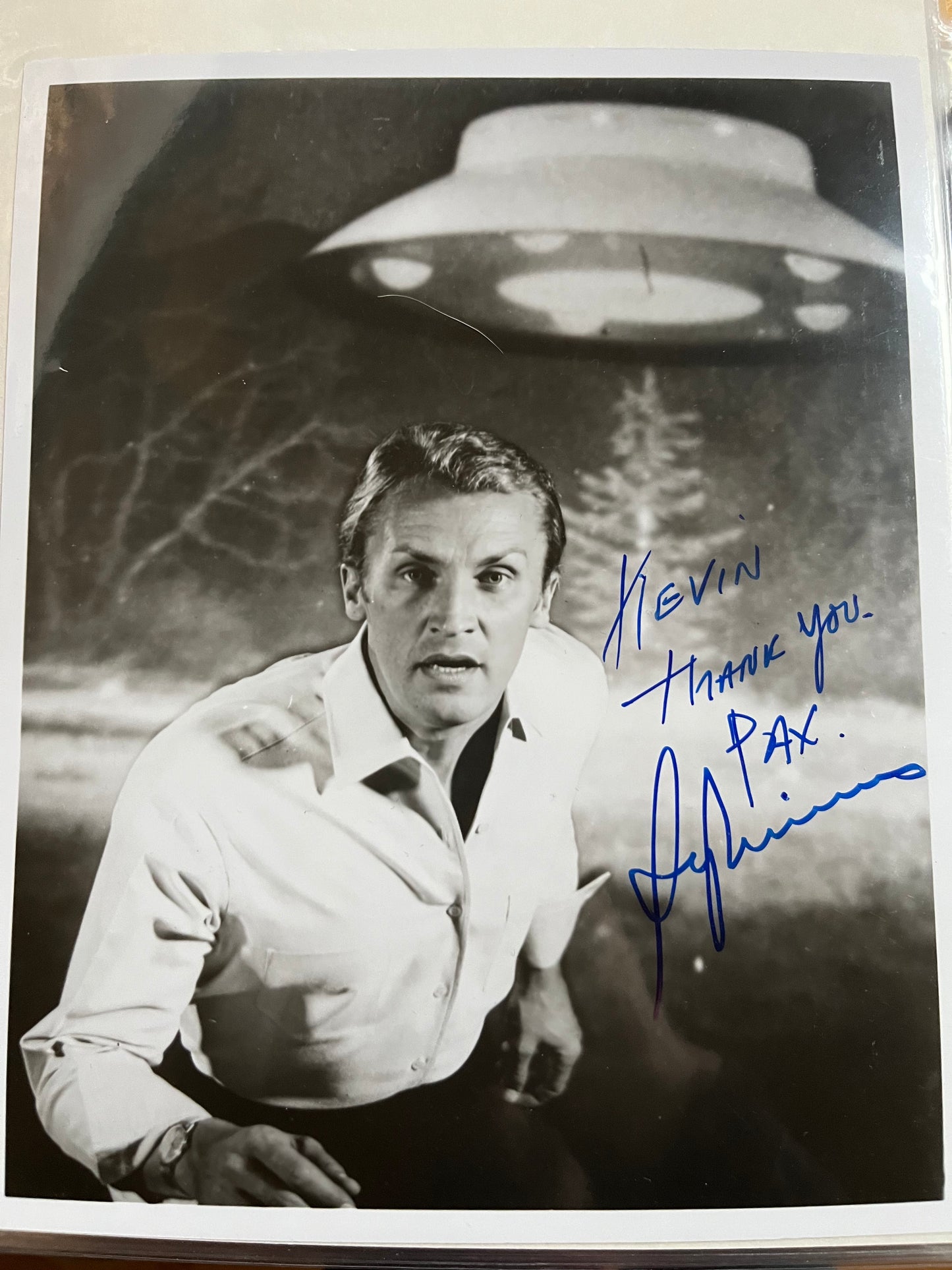 ROY THINNES, The Invaders (TV series), autograph