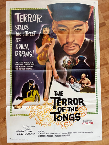 YVONNE MONLAUR, movie poster, autograph