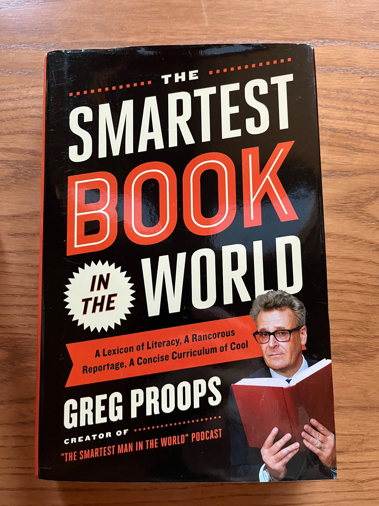 GREG PROOPS, Smartest Book in the World (autographed book)