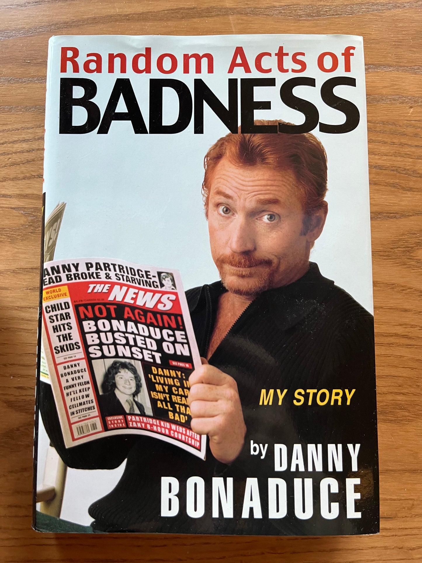 DANNY BONADUCE, Random Acts of Badness (autographed book)