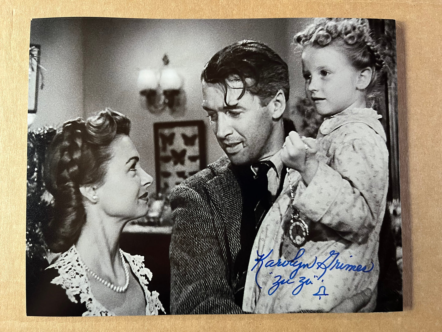KAROLYN GRIMES, Zuzu from IT'S A WONDERFUL LIFE, autograph