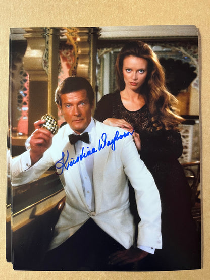 KRISTINA WAYBORN, 007 James Bond girl from OCTOPUSSY, autograph