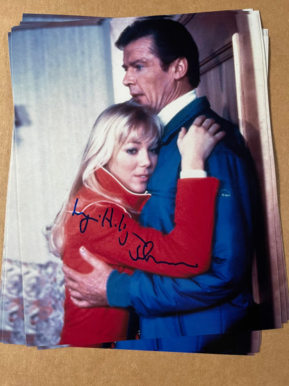 LYNN-HOLLY JOHNSON, 007 James Bond girl FOR YOUR EYES ONLY, autograph