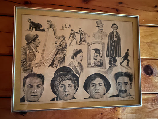 Marx Brothers Art, Limited Edition (framed with glass)