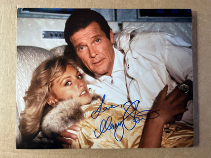MARY STAVIN, 007 James Bond girl, autograph