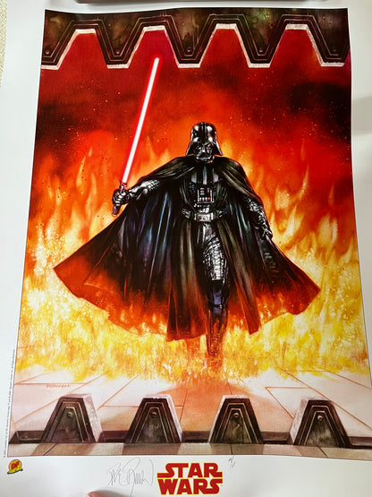 Dave Dorman autographed STAR WARS Lithograph (Limited Edition)