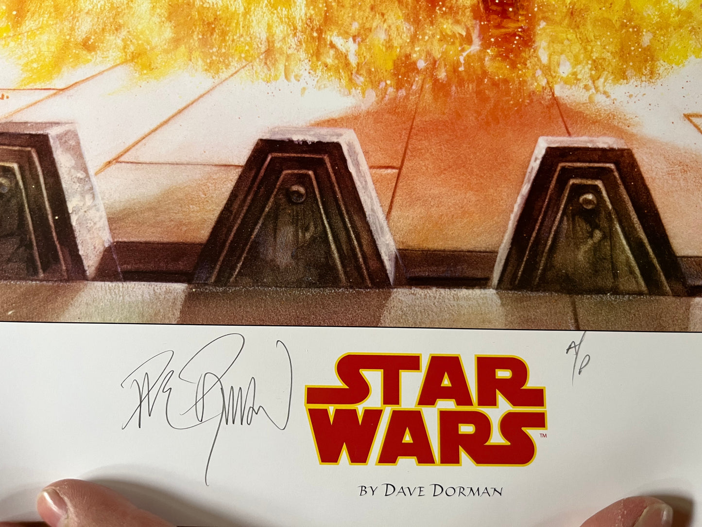 Dave Dorman autographed STAR WARS Lithograph (Limited Edition)