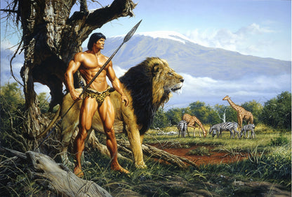 JOE JUSKO, Art for TARZAN AND THE GOLDEN LION, Limited Edition