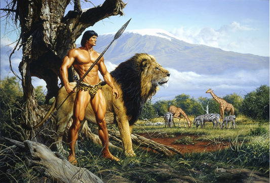 JOE JUSKO, Art for TARZAN AND THE GOLDEN LION, Limited Edition