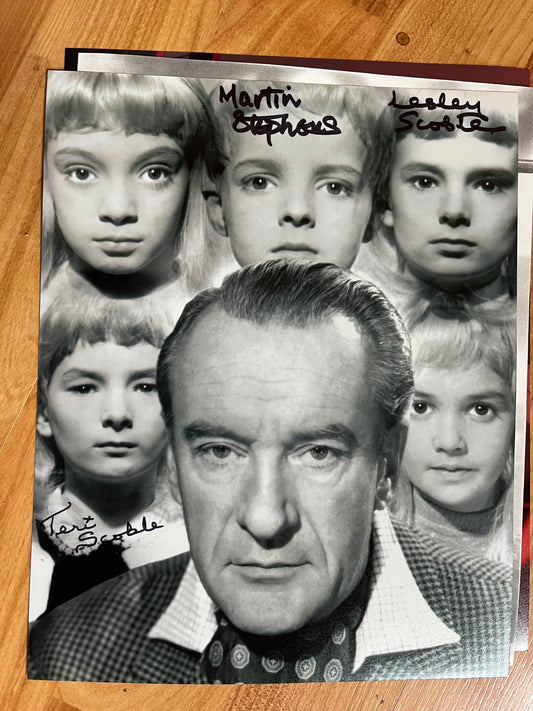 VILLAGE OF THE DAMNED (1961), cast autograph photo