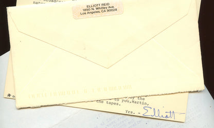 Elliott Reid, radio and television and movie actor (autograph)