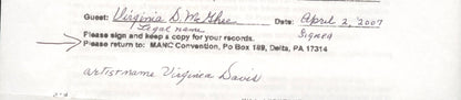 Virginia Davis, the Disney legend from Alice in Cartoonland (autograph)