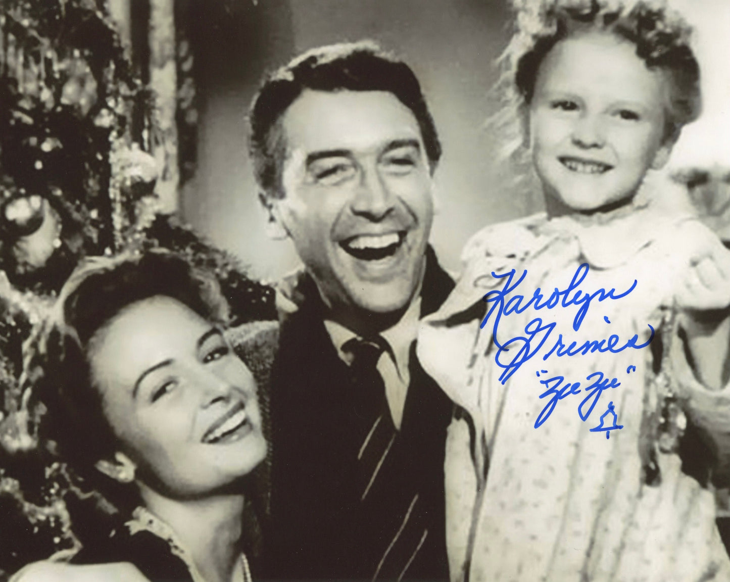 KAROLYN GRIMES, "Zuzu" from IT'S A WONDERFUL LIFE (Autographed photo)