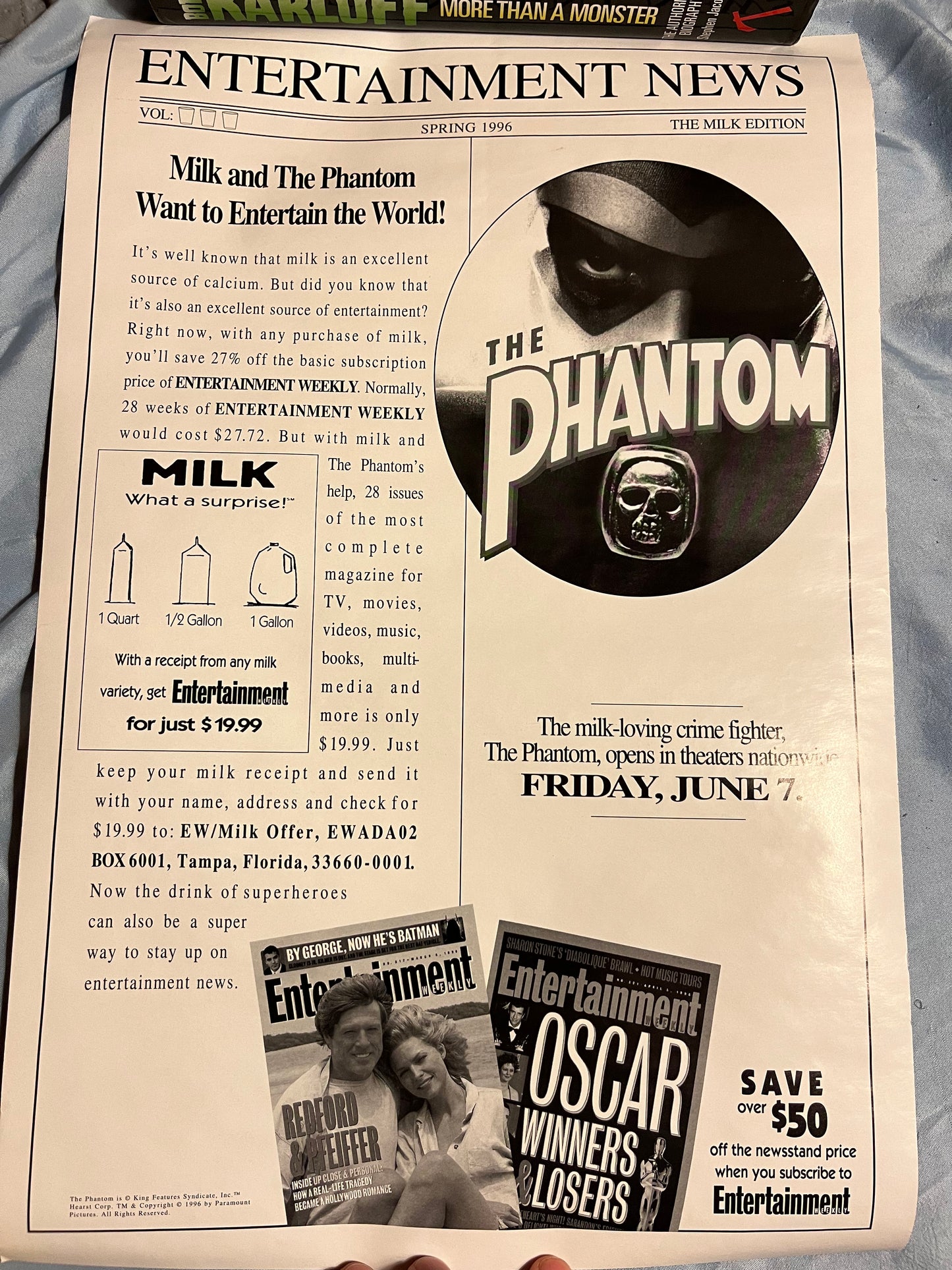 THE PHANTOM (Milk Entertainment News Promo) POSTER