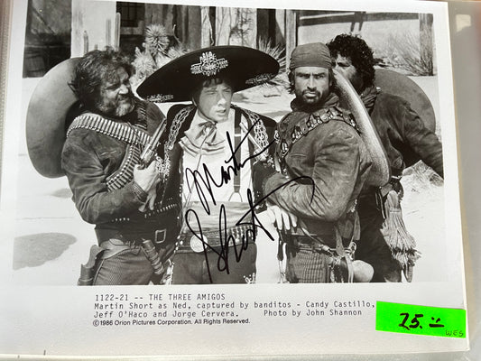 MARTIN SHORT, The Three Amigos, autograph