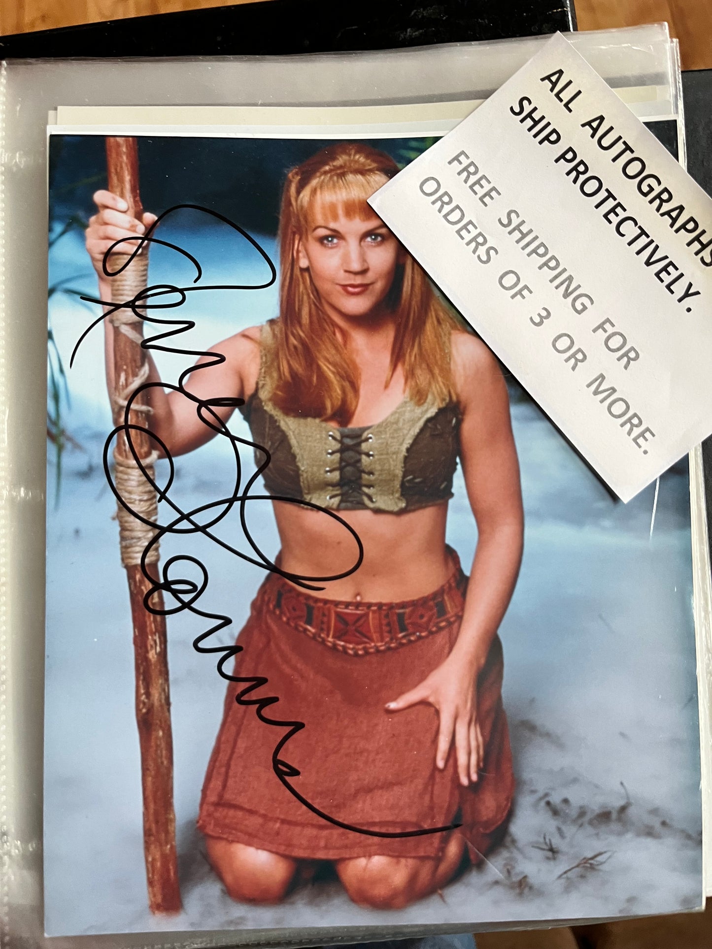 RENEE O'CONNOR, Xena the Warrior Princess, autograph