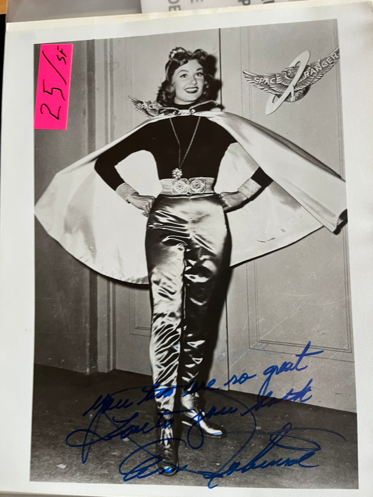 ANN ROBINSON, Rocky Jones, Space Ranger, autograph
