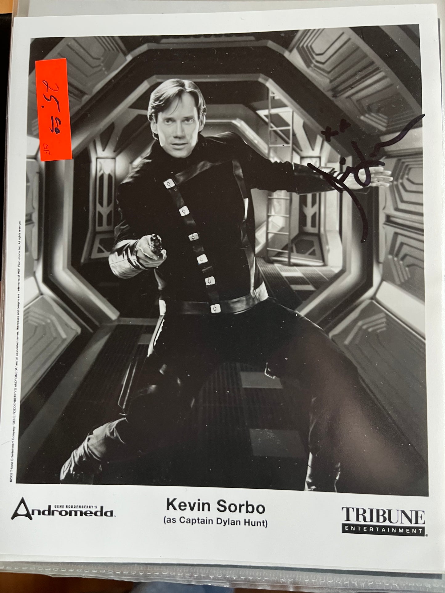 KEVIN SORBO, Andromeda, autograph