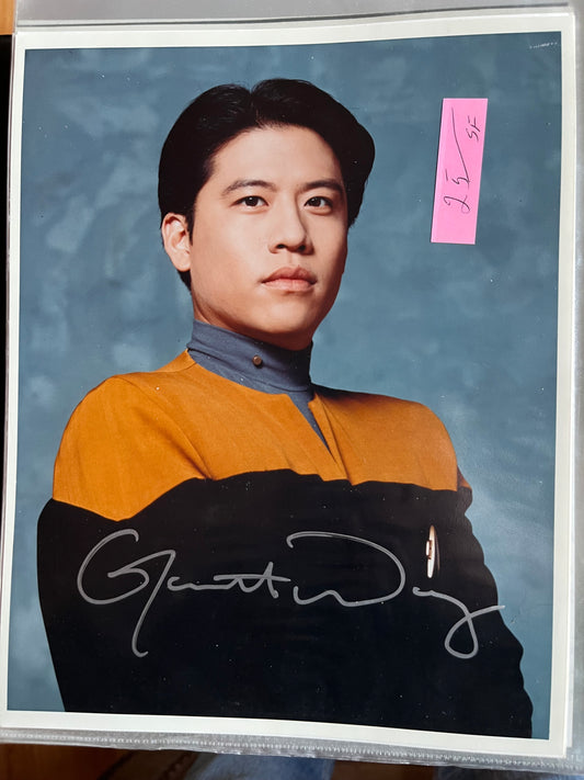 GARRETT WANG, Star Trek actor, autograph