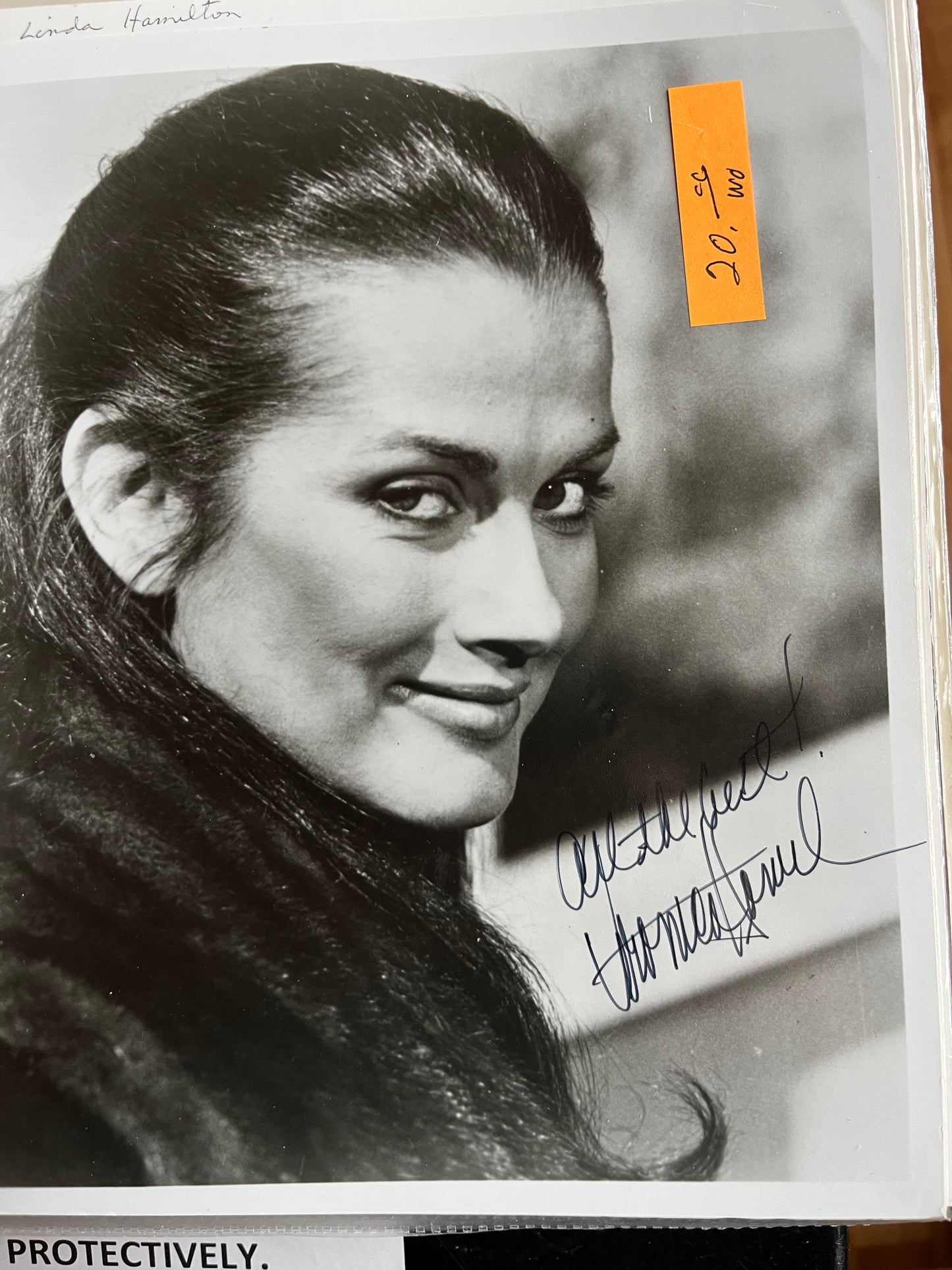 VERONICA HAMEL, autograph