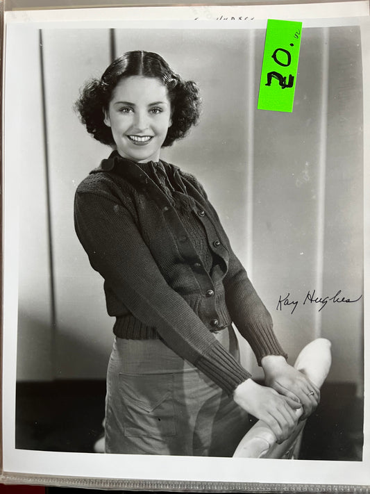 KAY HUGHES, autograph