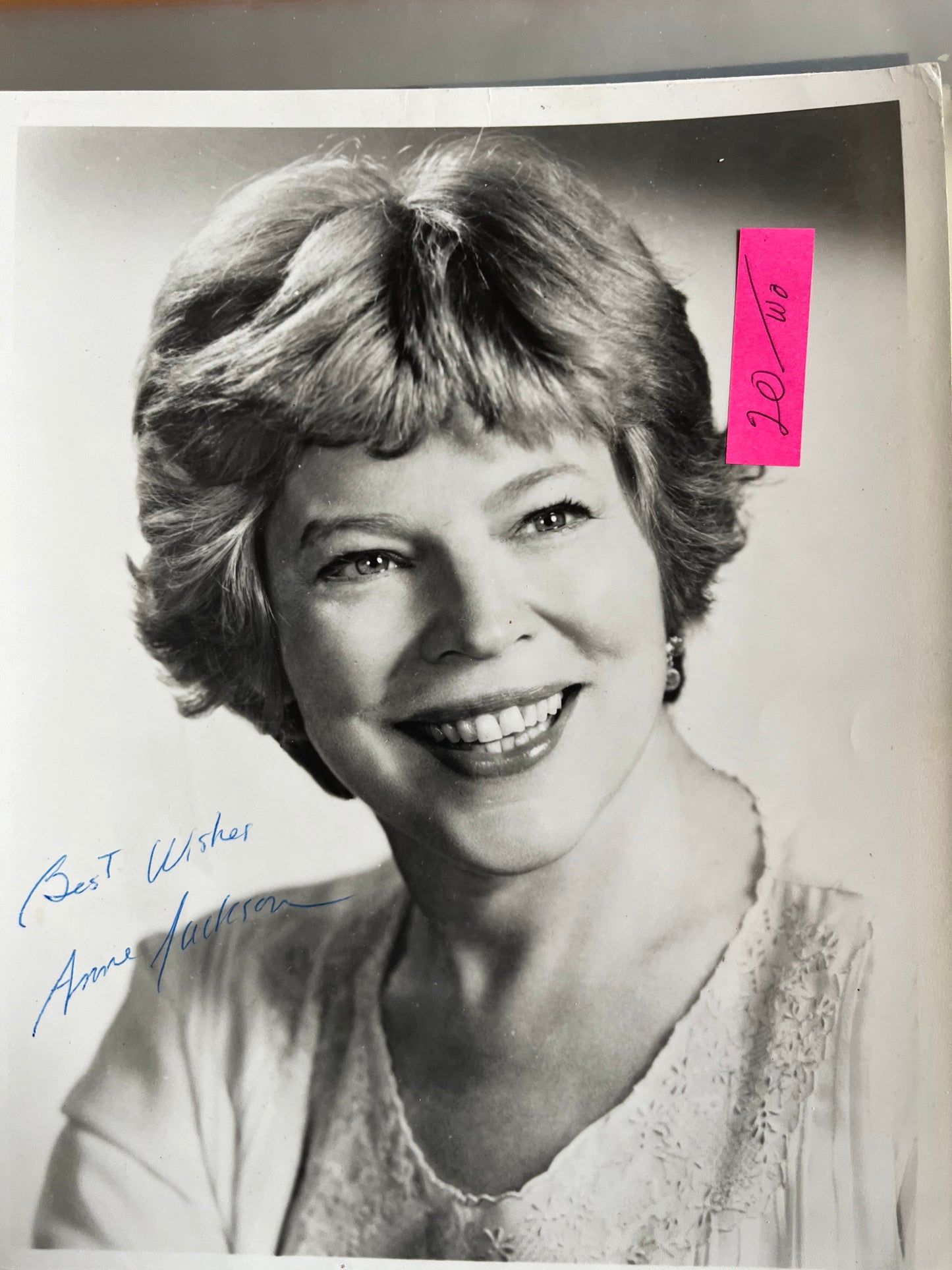 ANNE JACKSON, autograph