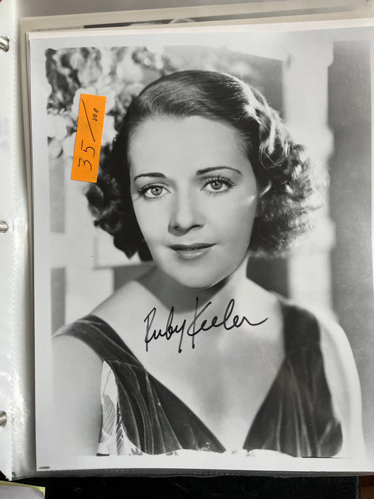 RUBY KEELER, autograph