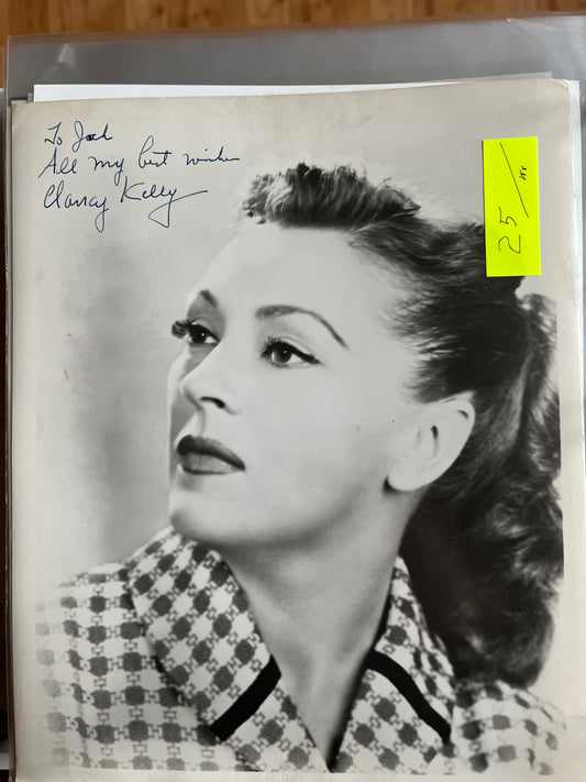 NANCY KELLY, autograph