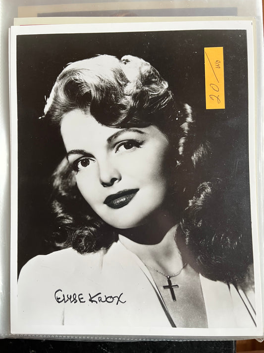 ELSIE KNOX, autograph