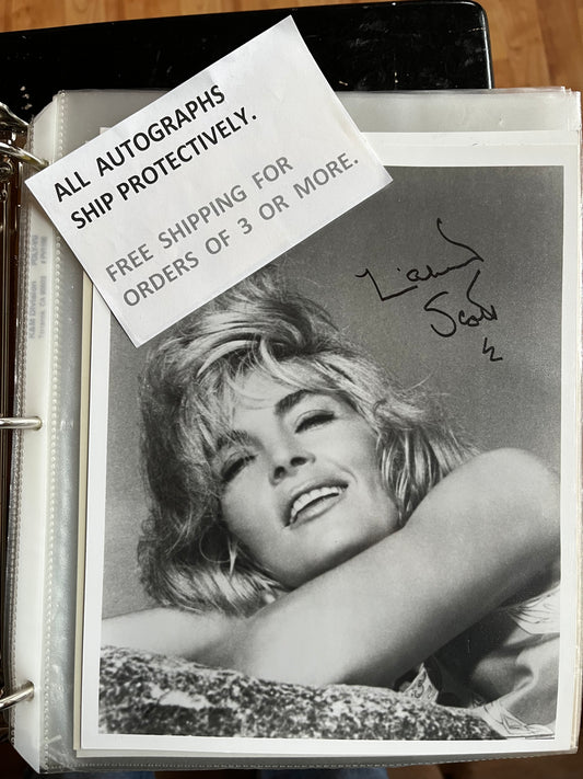 LIZABETH SCOTT, film noir actress, autograph