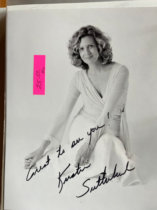 KRISTINE SUTHERLAND, autograph