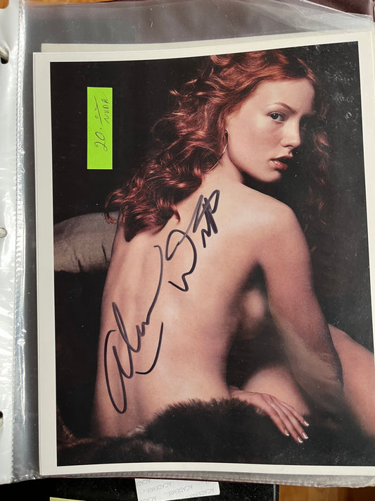 ALICIA WITT, Mr. Holland's Opus, Two Weeks Notice, autograph