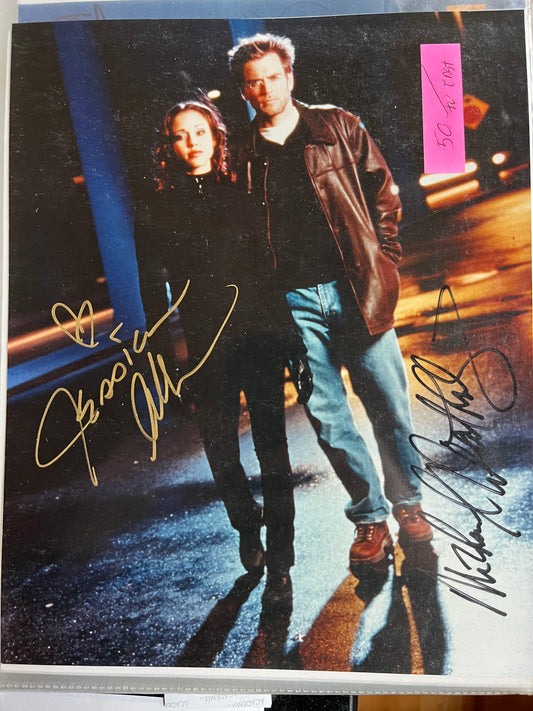 DARK ANGEL, TV cast photo, autographs