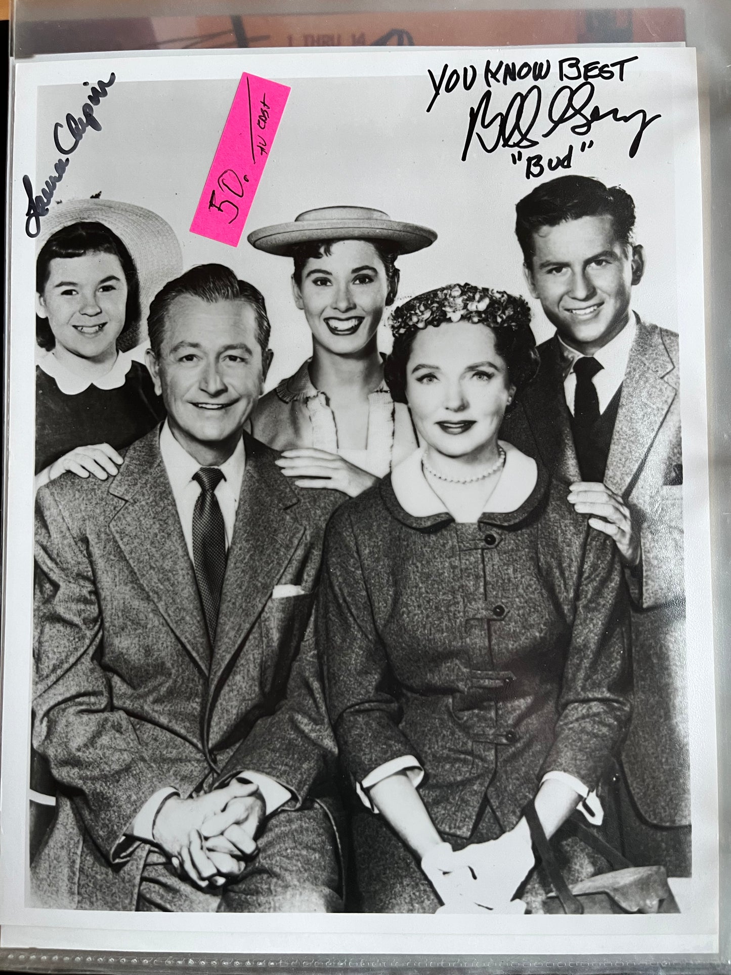 FATHER KNOWS BEST, TV cast photo, autograph – Williamsburg Nostalgia Fest
