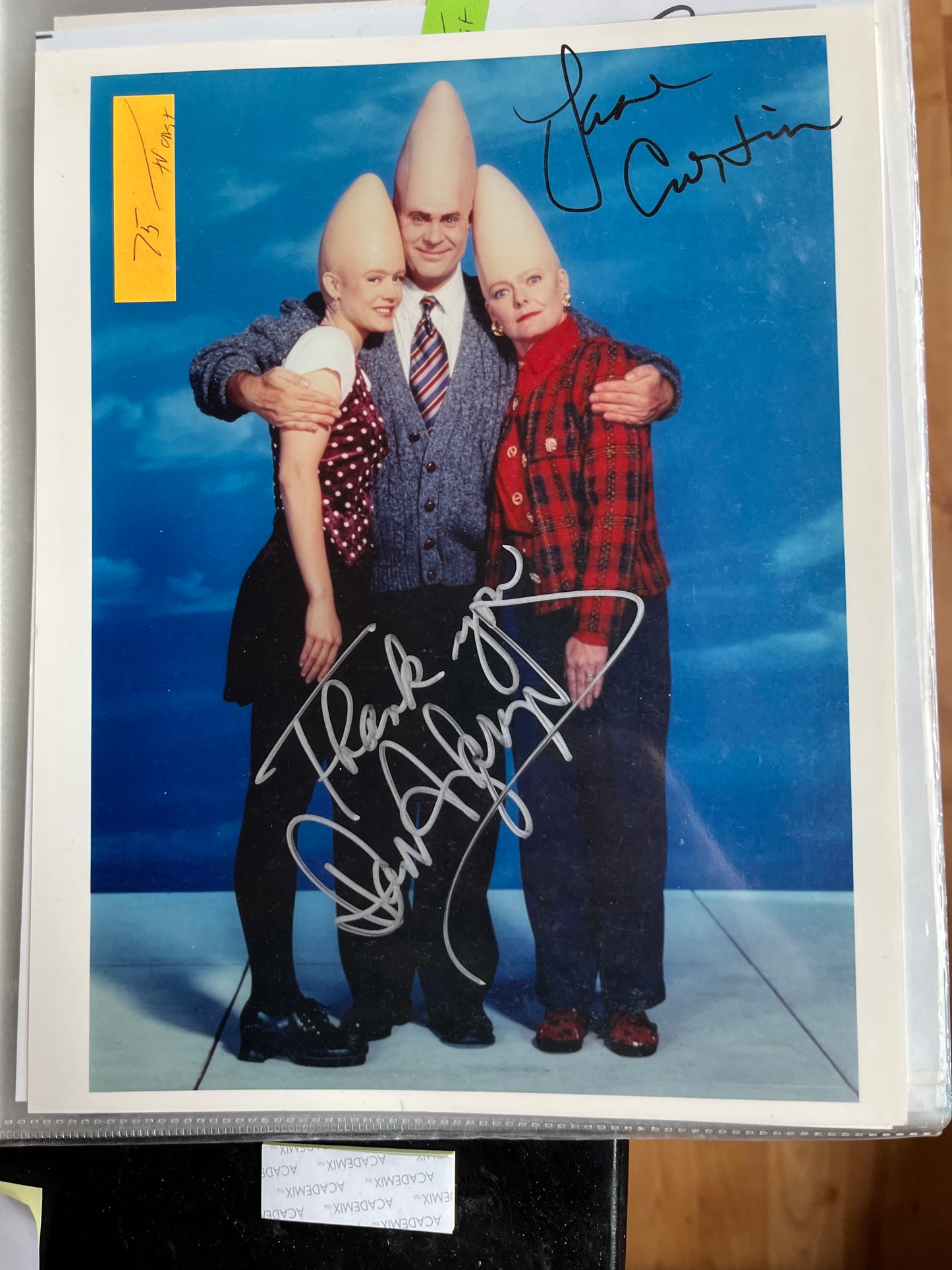 THE CONEHEADS, two cast autographs