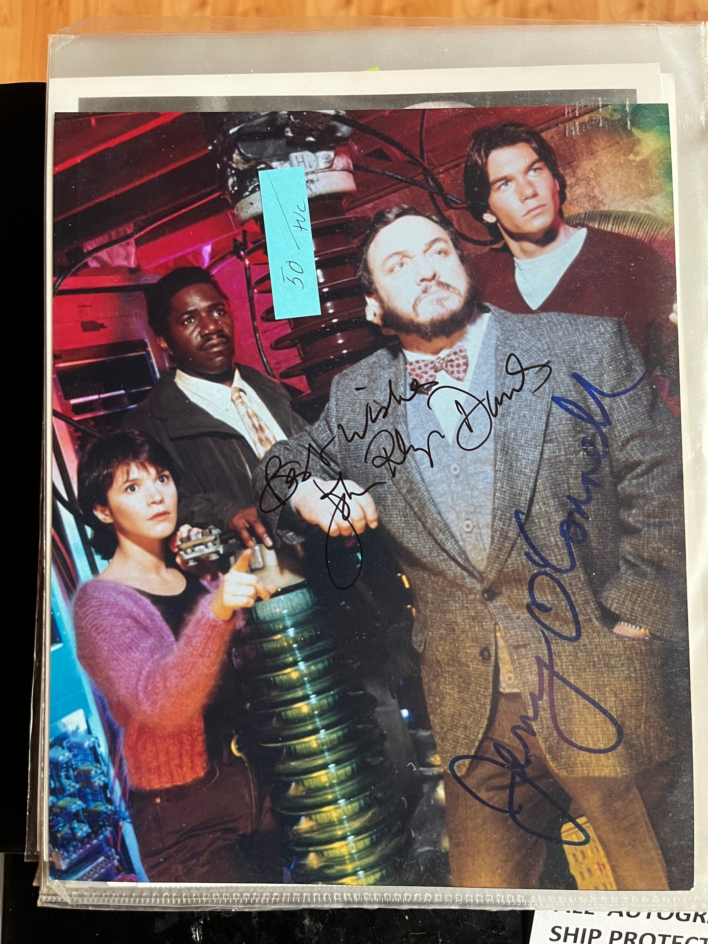 SLIDERS, tv cast autographs